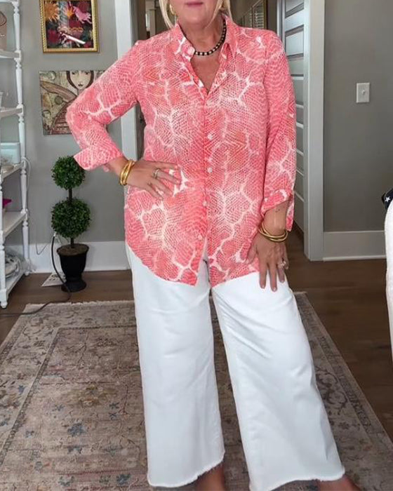 Blouse Avec Boutonnée Et Texturée Caractéristiques