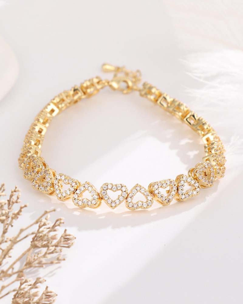 Bracelet Amour Diamant Mode