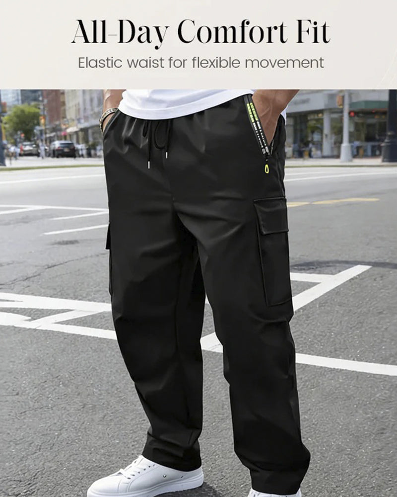 Pantalon Ample Grande Poche Cargo