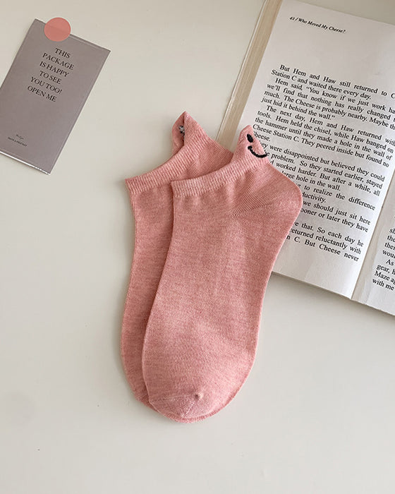 💖 Chaussettes Cheville au Visage Mignon – Apportent de la Joie à Chacun de Vos Pas