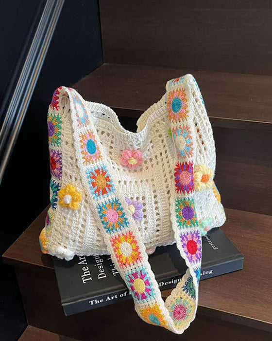 Sac Femme'S Ethnique Crochet Corps Croisé