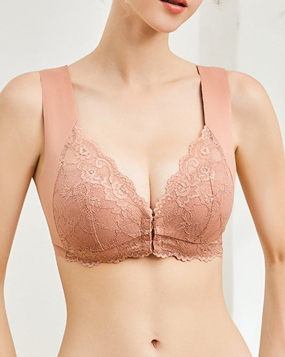 Soutien-Gorge Sans Couture Push Up Dentelle