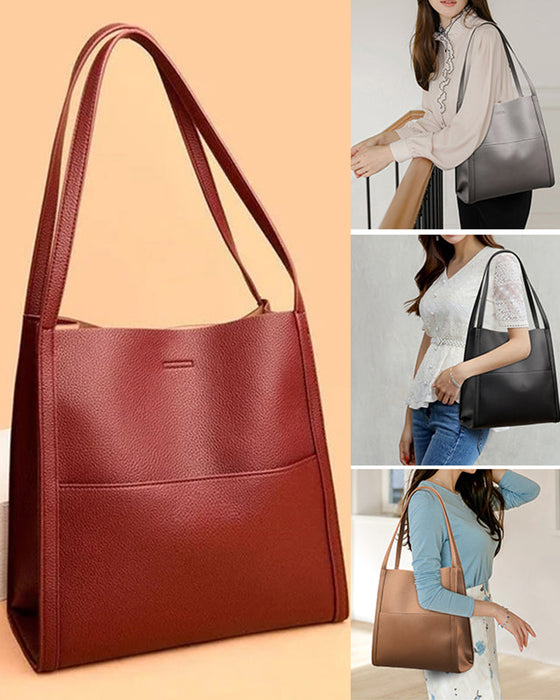 Sac à bandoulière simple de couleur unie