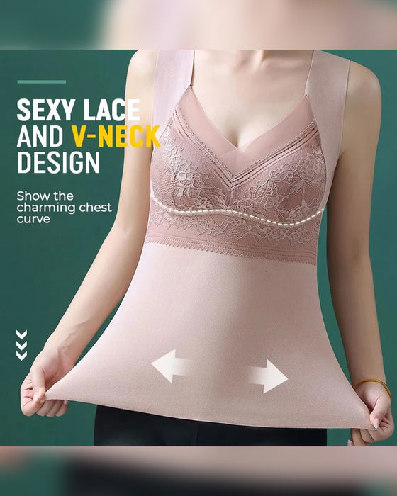 🔥Sous-Vêtements Thermiques 2 En 1 Avec Soutien-Gorge Intégré