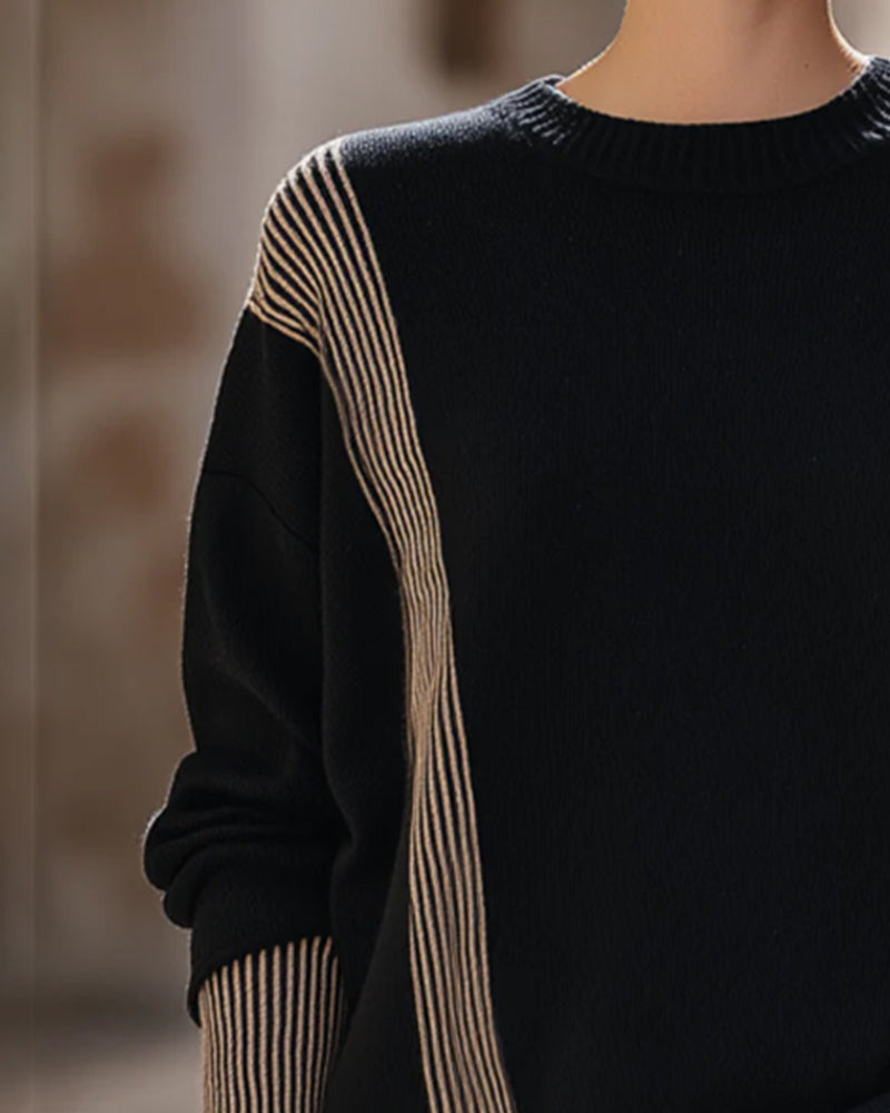 Pulls Géométrique Irrégulier Loose