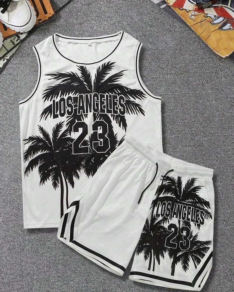 Ensemble Sans Manches Débardeur Short