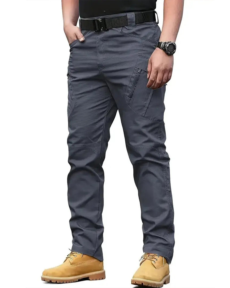 Pantalon Homme Tactique Pantalon Cargo, Multi-Poche Respirant Durable Travail Randonnée