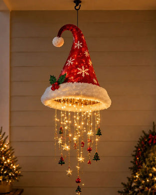 🎅 Chapeau De Père Noël Lumineux Lustre Suspendu🎄