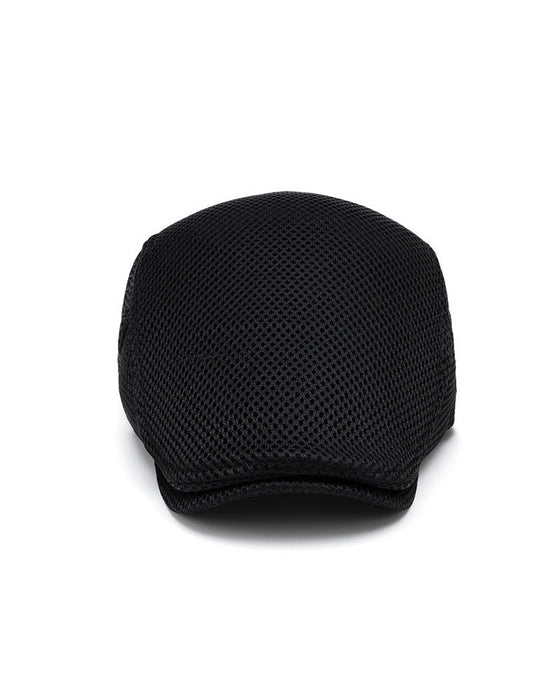 Casquette Plate En Maille Respirante Pour Homme - Béret Ivy Newsboy Ajustable Chapeau D'Été