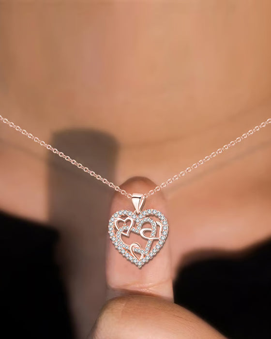 Collier Cœurs Entrelacés