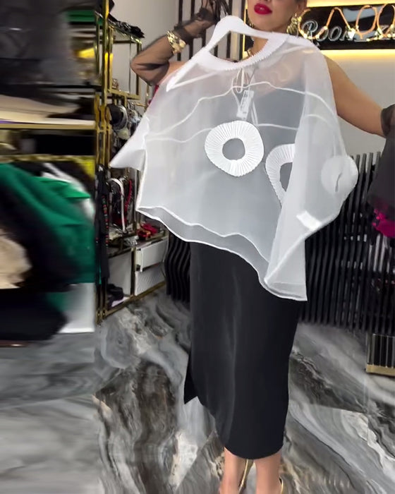 Cache-Chemisier En Maille