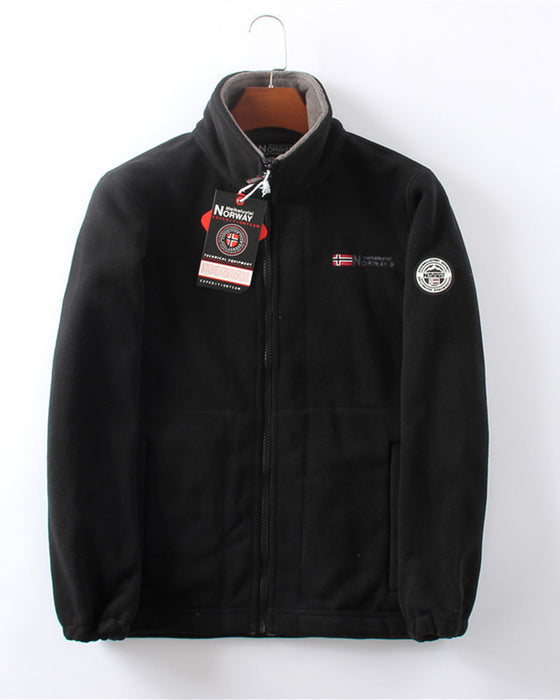 Veste Homme Double Couche Fleece & 50% DE RÉDUCTION