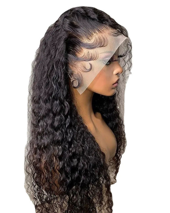 Perruque 26" Prêt à Porter Ondulations Ébouriffées Grands Cheveux Cheveux Bouclés