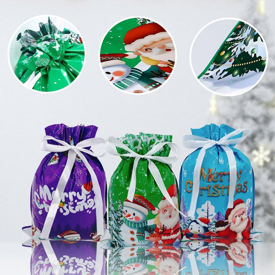 Sacs‑Cadeaux De Bonbons Du Père Noël
