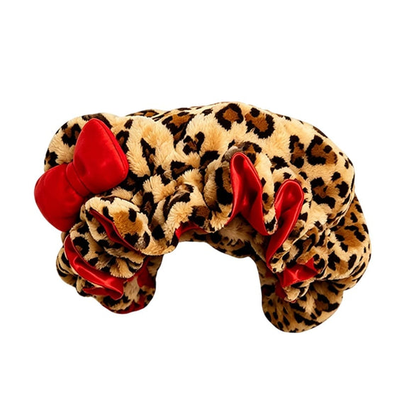 Serre-tête Cheveux 3D à Motif Léopard Rayé