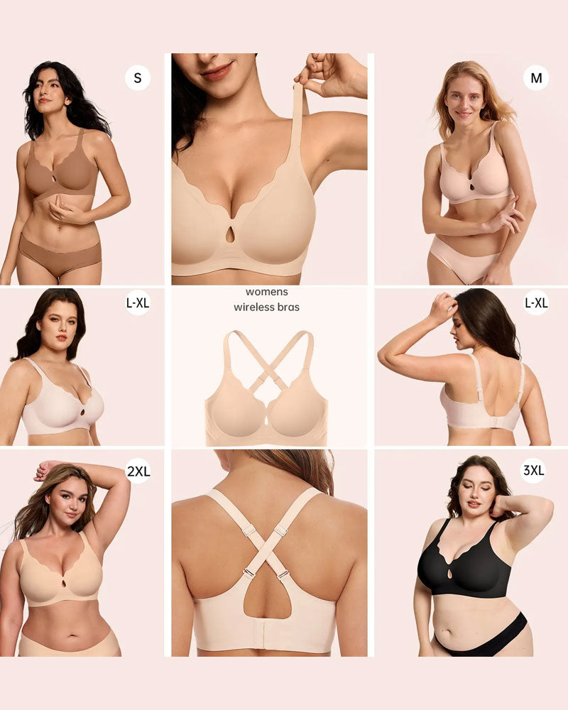 Soutien-Gorge Respirant Sans Couture Couverture Totale Quotidien