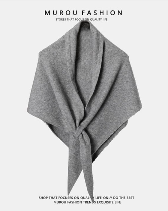 Châle Cape Tendance Uni Triangle