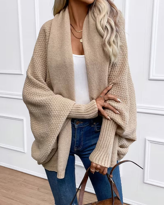 Cardigan Raglan Manches Ballon