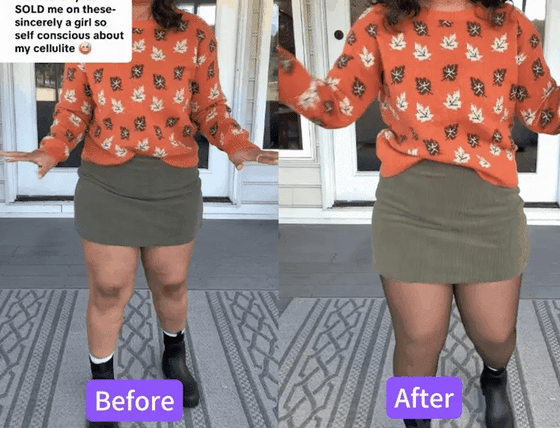 Leggings Moulants Doublés Polaire À Couture Unique