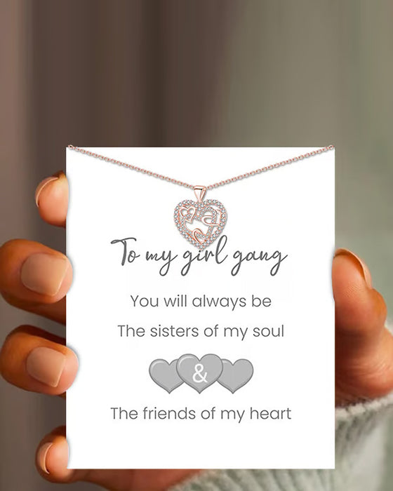 Collier Cœurs Entrelacés