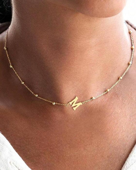 Collier exquis de 26 lettres
