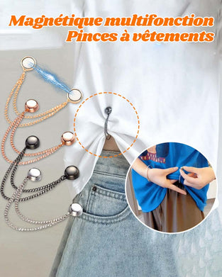 Pinces à vêtements magnétiques multifonctions