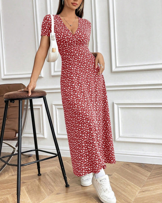 Robe Sexy Élégante Imprimée