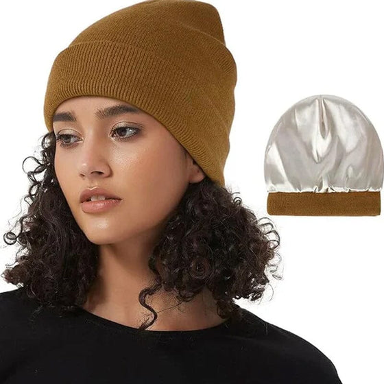 Bonnet Tricoté Protégeant Les Oreilles