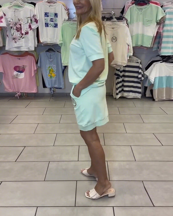 Costume Imprimé Élégant Décontracté