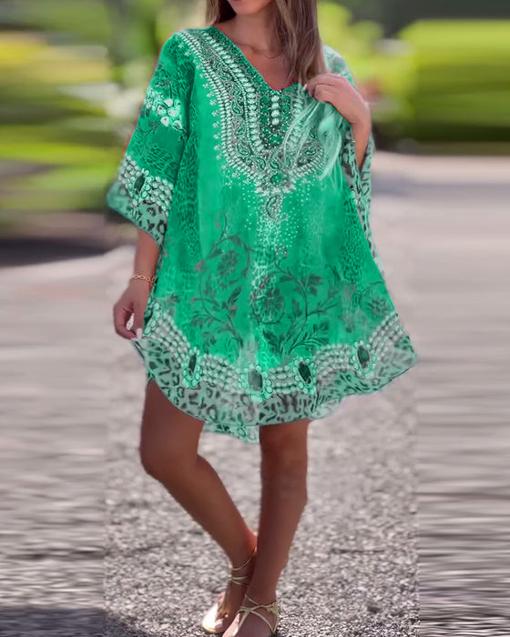 Blouse Imprimé Ethnique