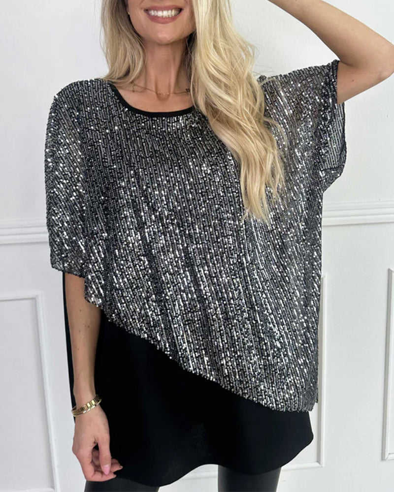 Blouses Tendance À Manches Chauve-Souris