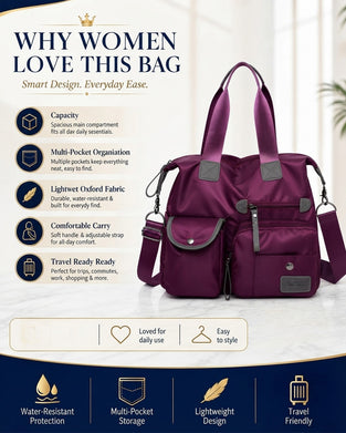 Sac fourre-tout imperméable grande capacité pour femmes