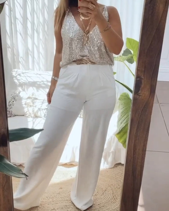 Camis décontractés réversibles devant et dos