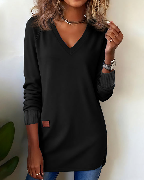 Sweat Tendance À Col En V