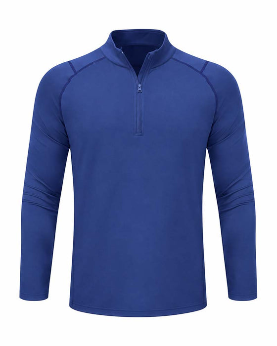 Haut Col Montant Fermeture Éclair Manches Raglan