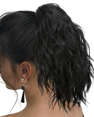 Postiches Synthétique Long Ondulé Épais Queue De Cheval