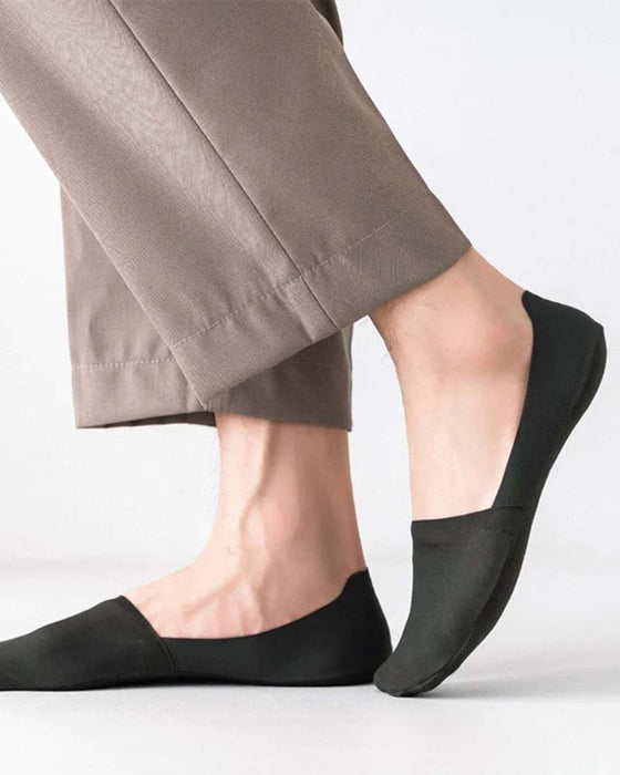 Chaussettes confortables en soie glacée antidérapantes