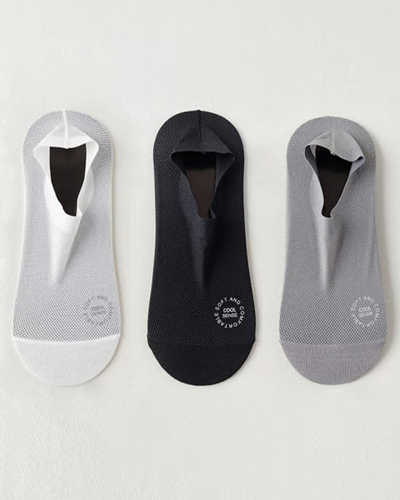 Chaussettes Homme Soie Glacée Bateau