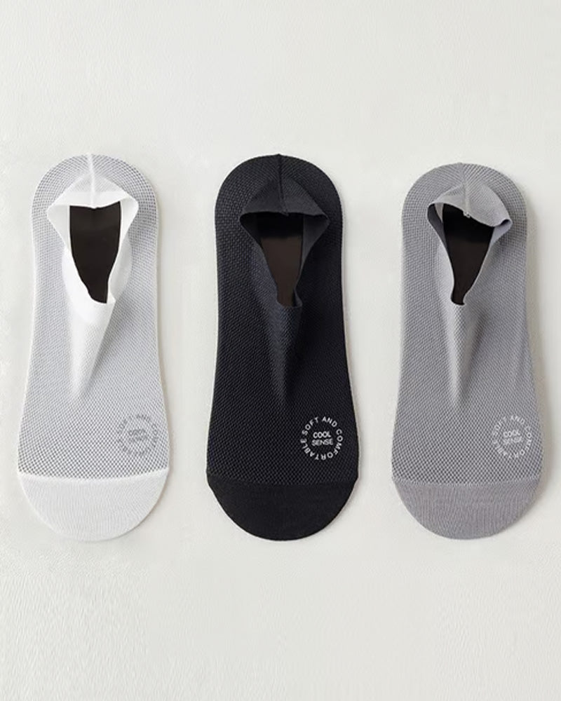Chaussettes Homme Soie Glacée Bateau