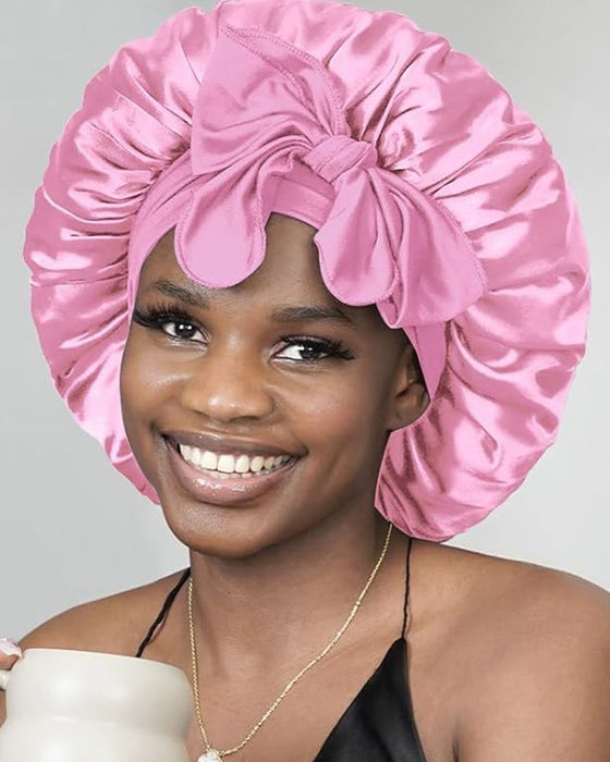 Bonnet de nuit en soie