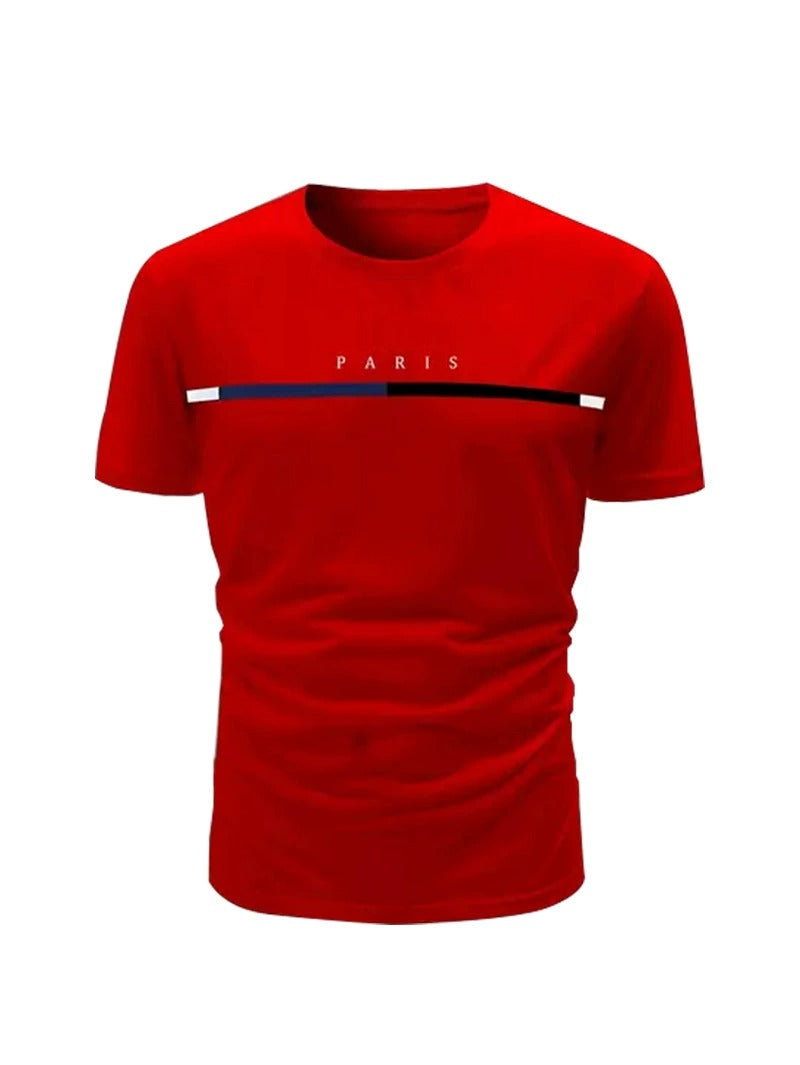 T-Shirt Séchage Rapide Encolure Ronde Manche Courte