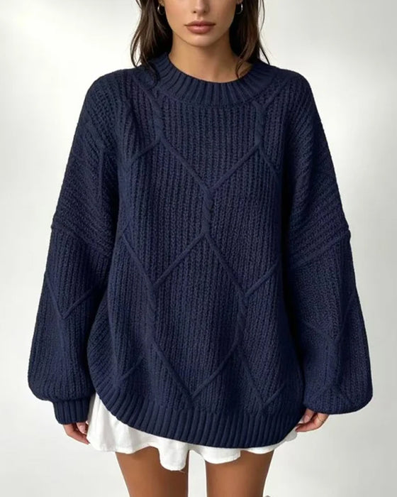 Pull Uni Manches Longues