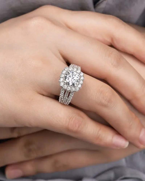 JJ CHIC Bague Full Pavé