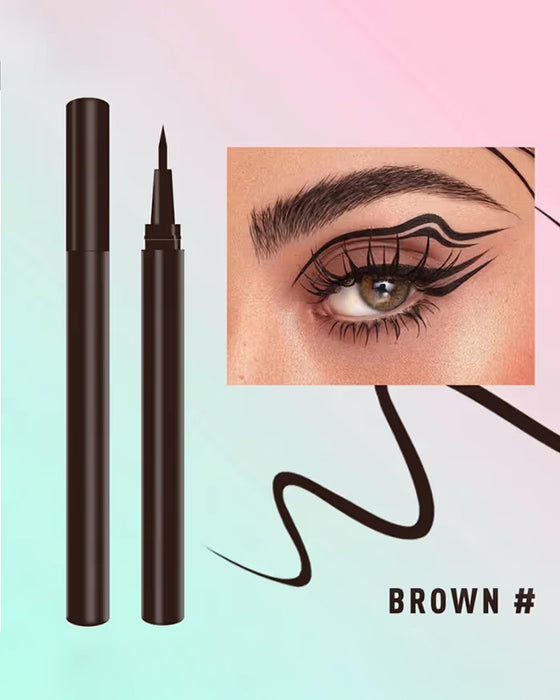 Eyeliner Liquide Imperméable Pointe Ultra-Fine Séchage Rapide