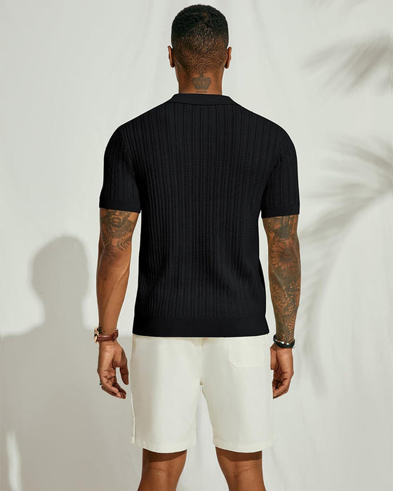 Chemise Homme Uni Creuse Respirante