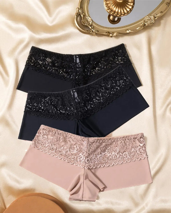 Lingerie Respirant Découpé Boxer Femme