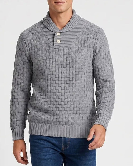 Pull-Over Homme À Carreaux Décontracté