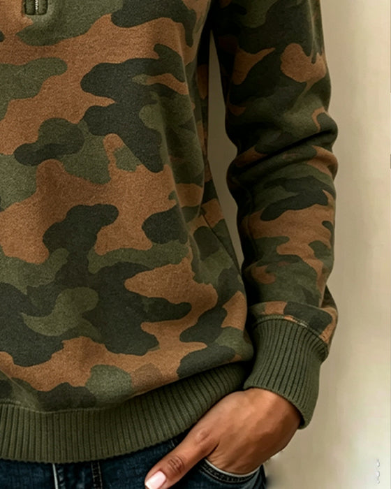 Sweat‑shirt Manches Longues Col Rond