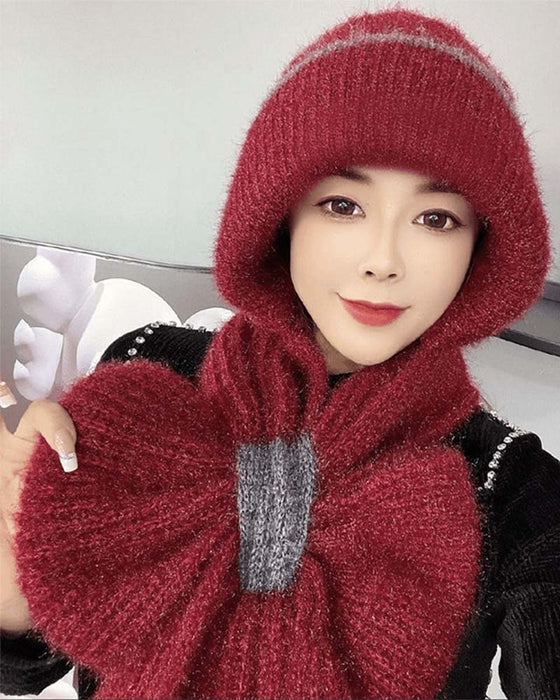 Bonnet Femme Anti-Vent Avec Protection Oreille