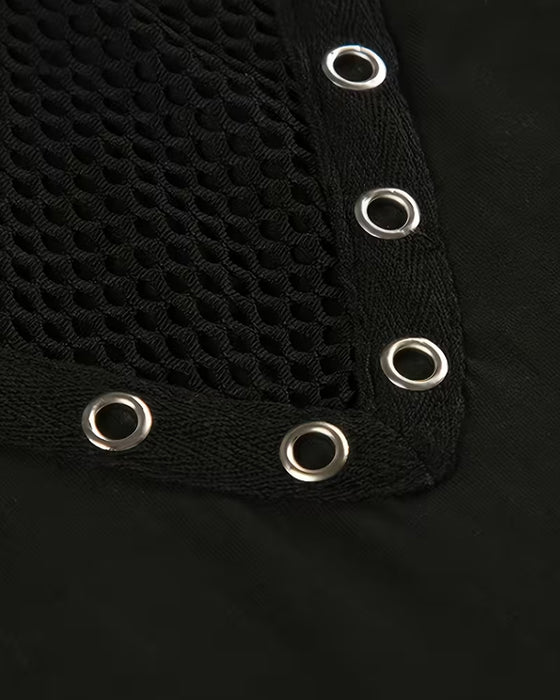 Blouse Col Rond Hors Épaule Découpe Croisé Slim
